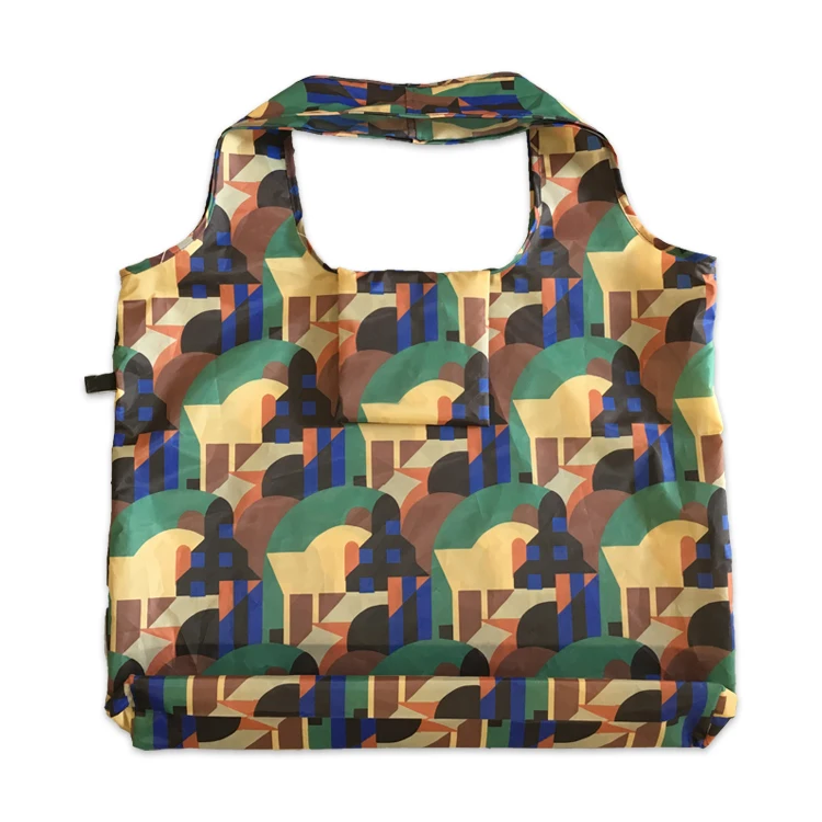 

Promotional Eco Friendly Rpet Polyester Foldable Shopping Bag, Pantone color