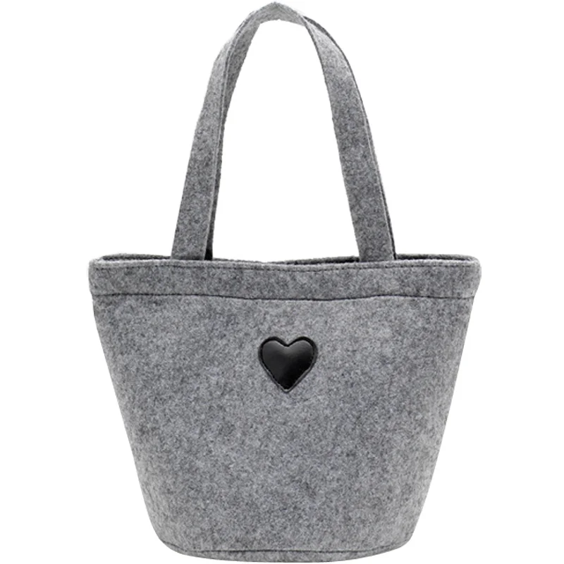 oem logo for you felt shopping bag with aluminium