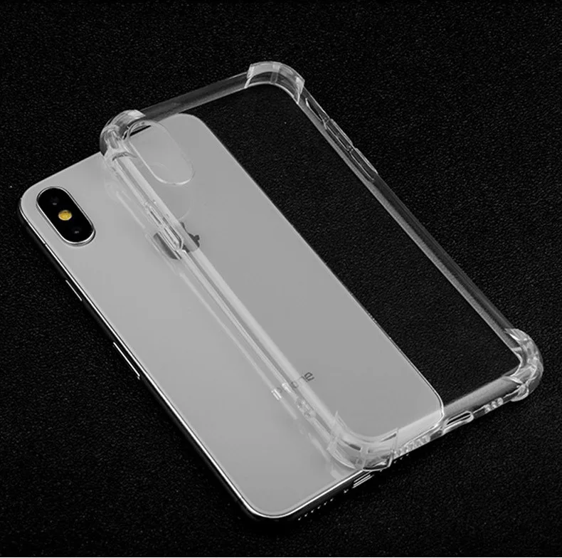 

Anti-shock Corners 1.5MM Soft TPU Transparent Case For iPhone 11 Pro Max Shockproof Phone Cover for iPhone 12
