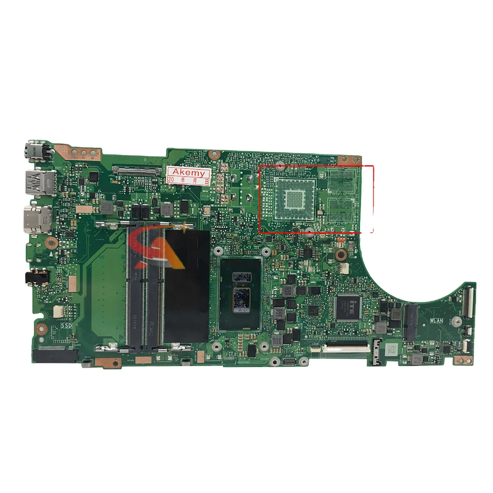 

X510UA Laptop Motherboard For Asus X510UN X510UQ X510U S510U S510UN Mainboard CPU I3 I5 I7 7th 8th Generation Without Graphics