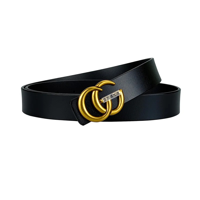 
fashion female cucci belt double g belt luxury Pu Leather for woman 