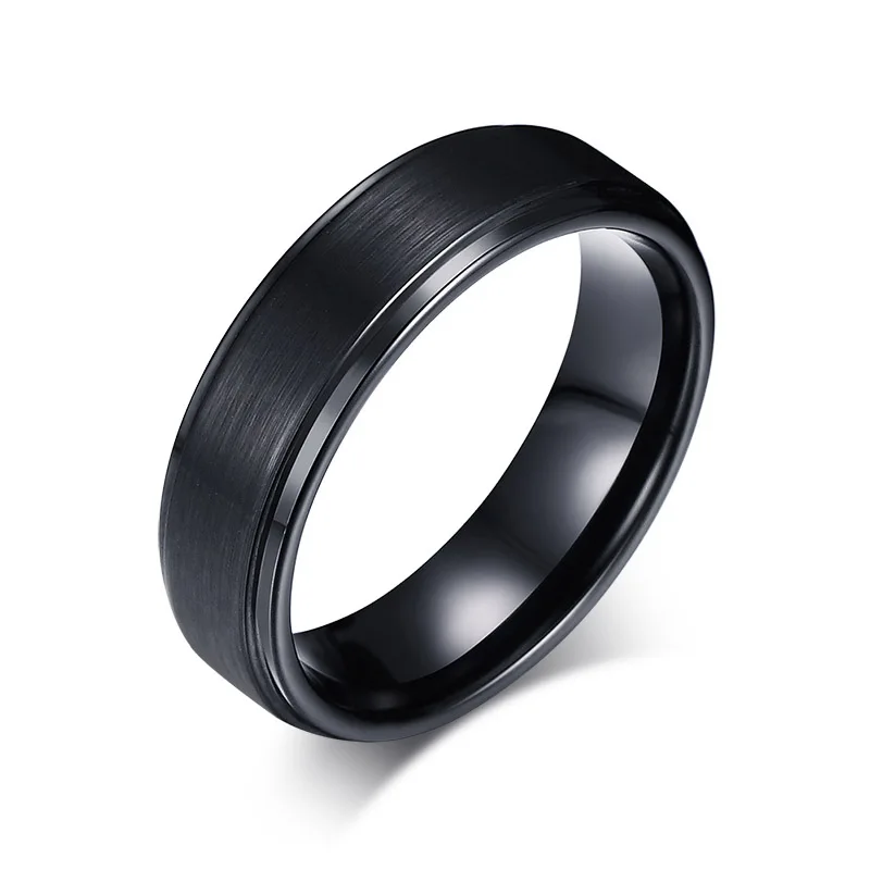 

Luxury fashion men tungsten ring, Picture shows