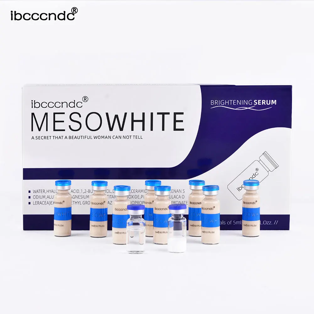 

Ibcccndc 10PCS Private Label Semi Permanent Cosmetic Beauty Liquid Meso microneed BB Foundation Makeup White Glow Cream Set