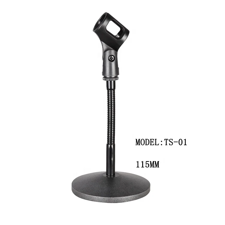 
factory Supply Desktop Table Microphone stand Mic Holder Stand with Clip 
