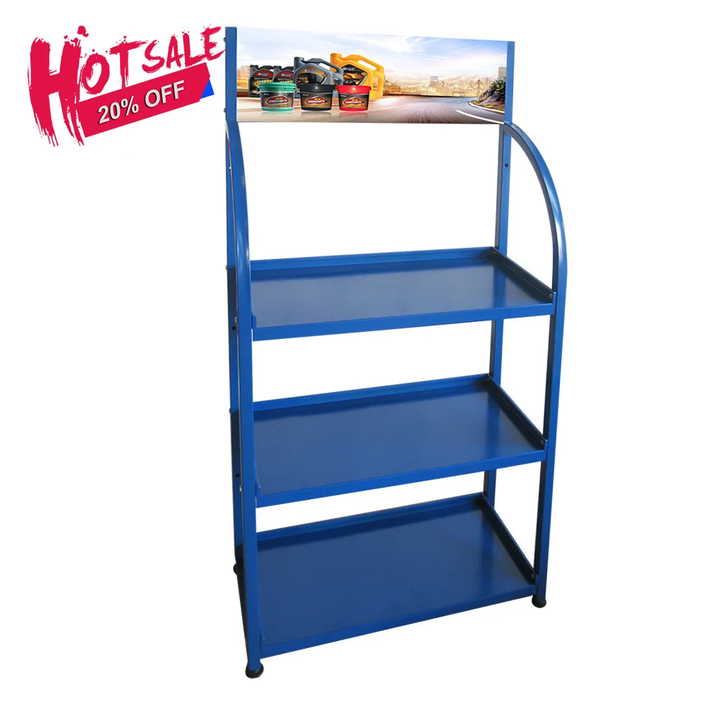 Giantmay Customized Steel Racks Display Stand For Lubricant Oil Rack