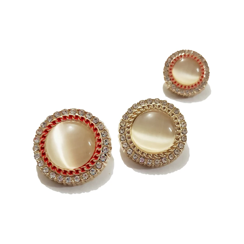 

High-grade fancy new design coat button metal for overcoat,jacket button for women clothes, Light gold