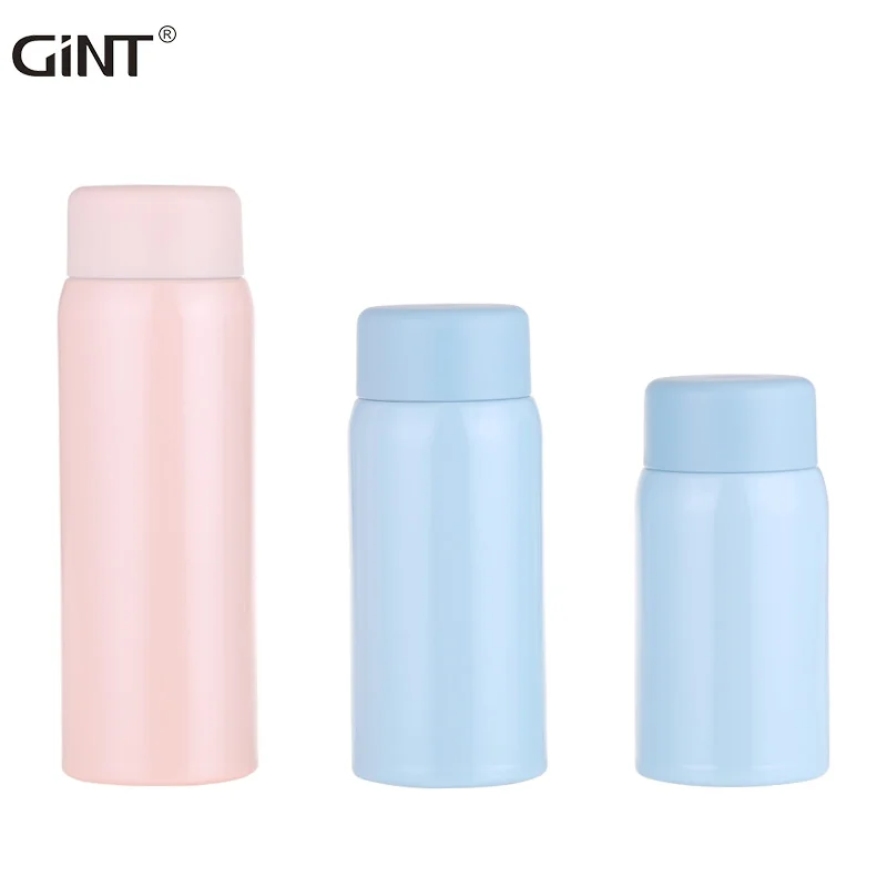 

3 size Slim design Eco friendly Double walle bottle Stainless steel ladies cupe thermo leak proof insulated water cup office, Customized colors acceptable