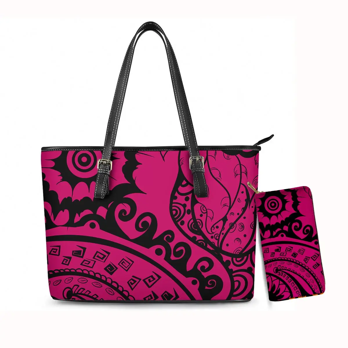 

Made In China Superior Quality Polynesia Hawaiian Style Handbags Ladies Purse Sets, Accept custom made