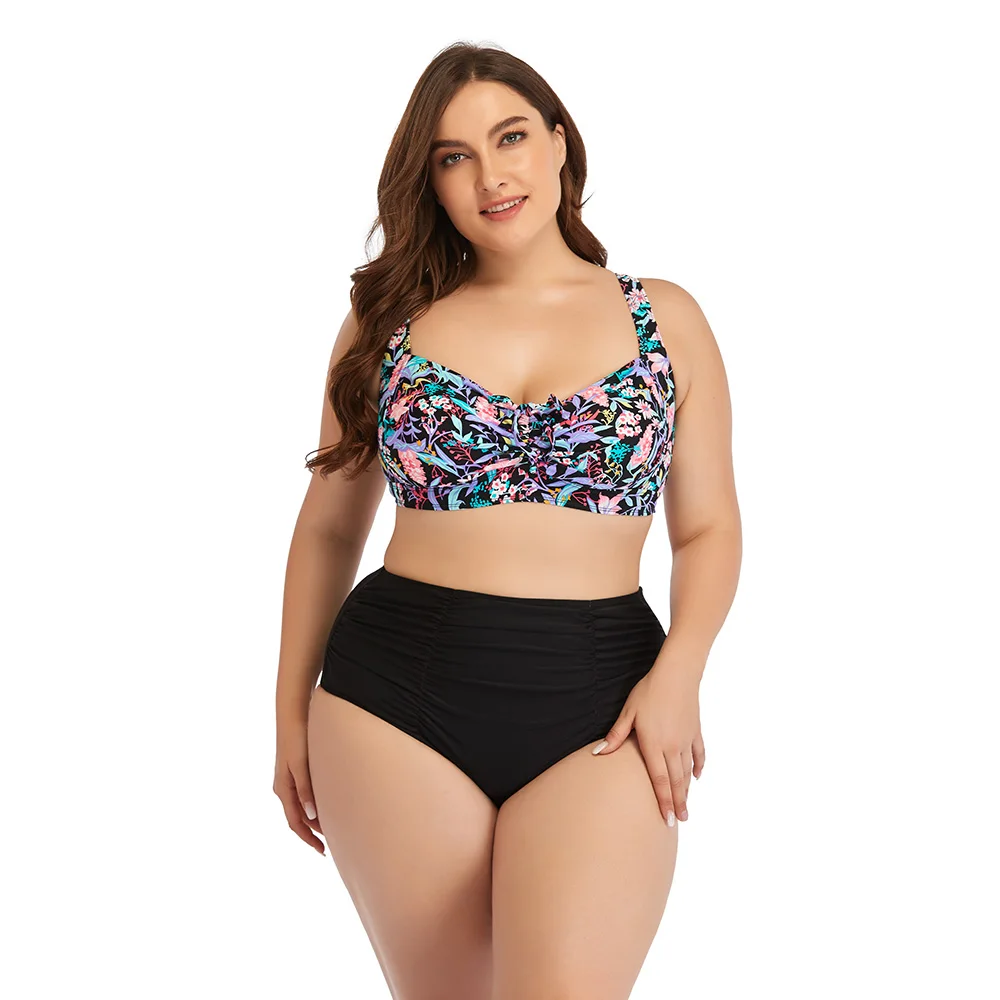 

Summer Swimwear Beachwear Sexy Plus Size Women Bodysuit Printing Swimwear