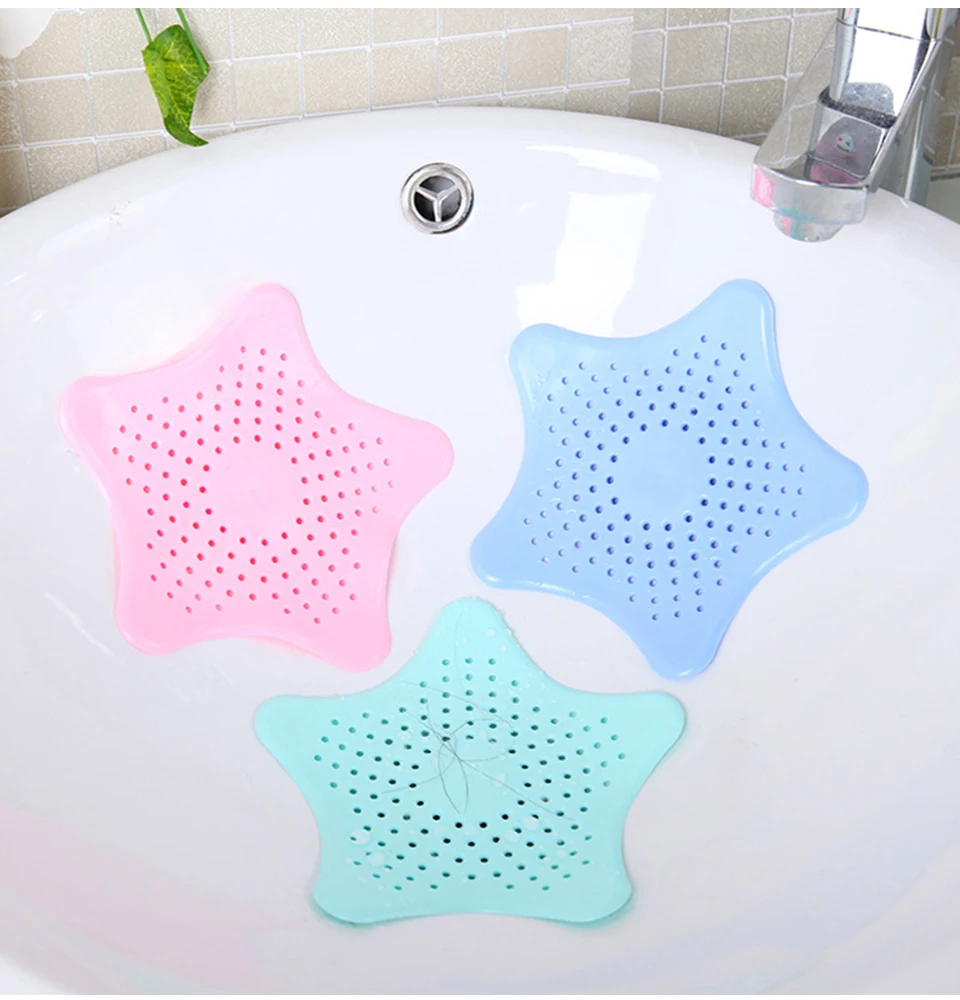 

Silicone Mesh Kitchen Drains Sink Strainers Filter Sewer Hair Colanders Bathroom Clean Tool Floor Sieve Drain Filter Mat Gadgets, As pictures