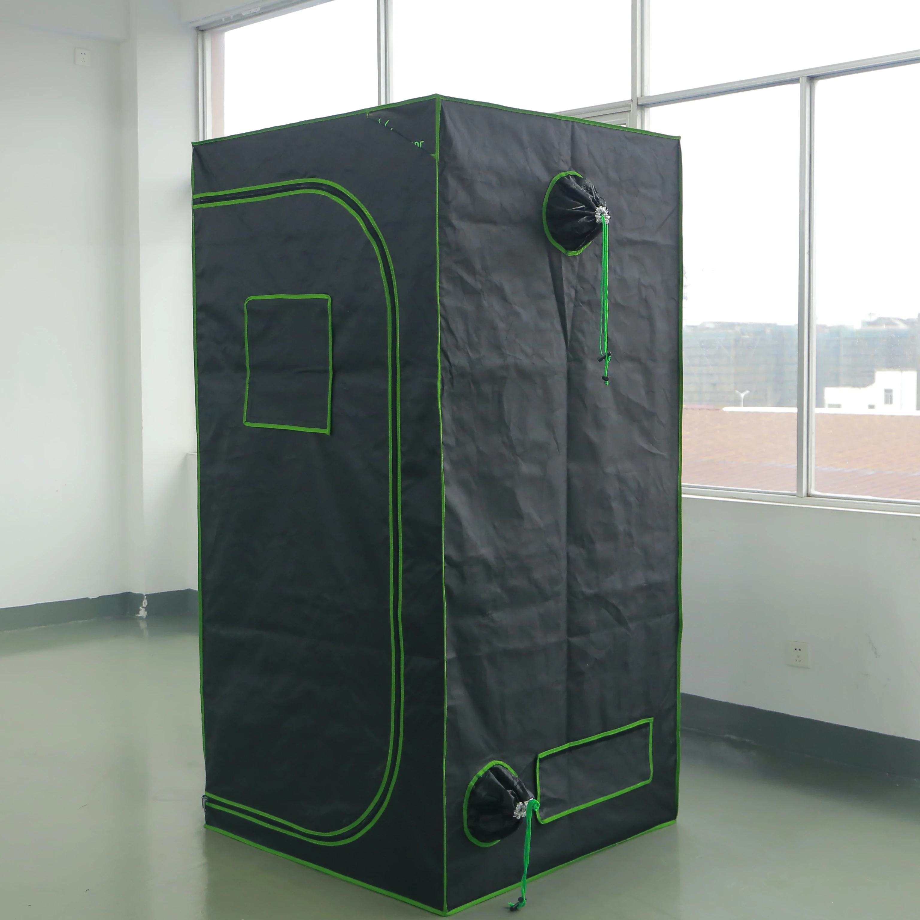

Factory price indoor outdoor different size grow tent complete kit hydroponic grow systems 120x120x200 4x4, Green