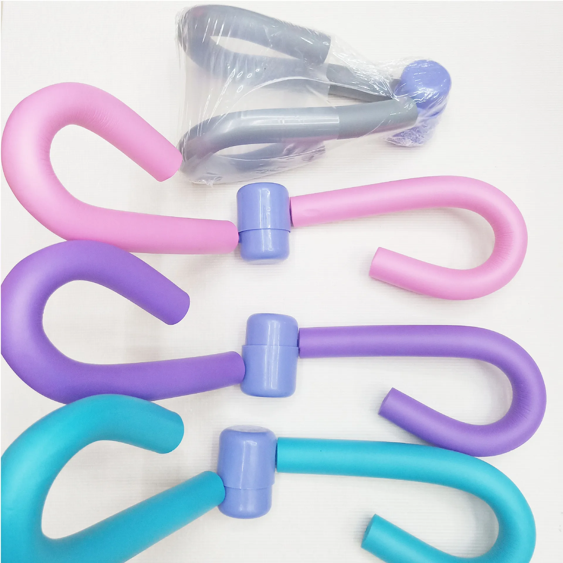 

Yoga Training Fitness Floor Muscle Inner Thigh Exerciser Hip Trainer Fitness Sport Correction Hip Device Exercise Tools, Purple/blue/pink/gray