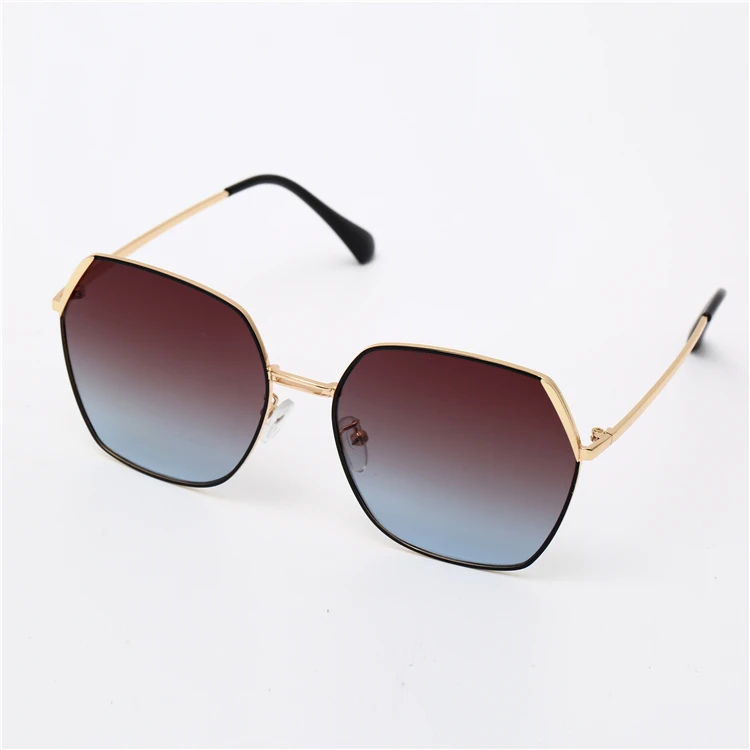 

Fashion Trend Polygon Sunglasses Unisex Unique Metal Frame Polarizing Shades Sunglasses With Custom Logo, Picture shown