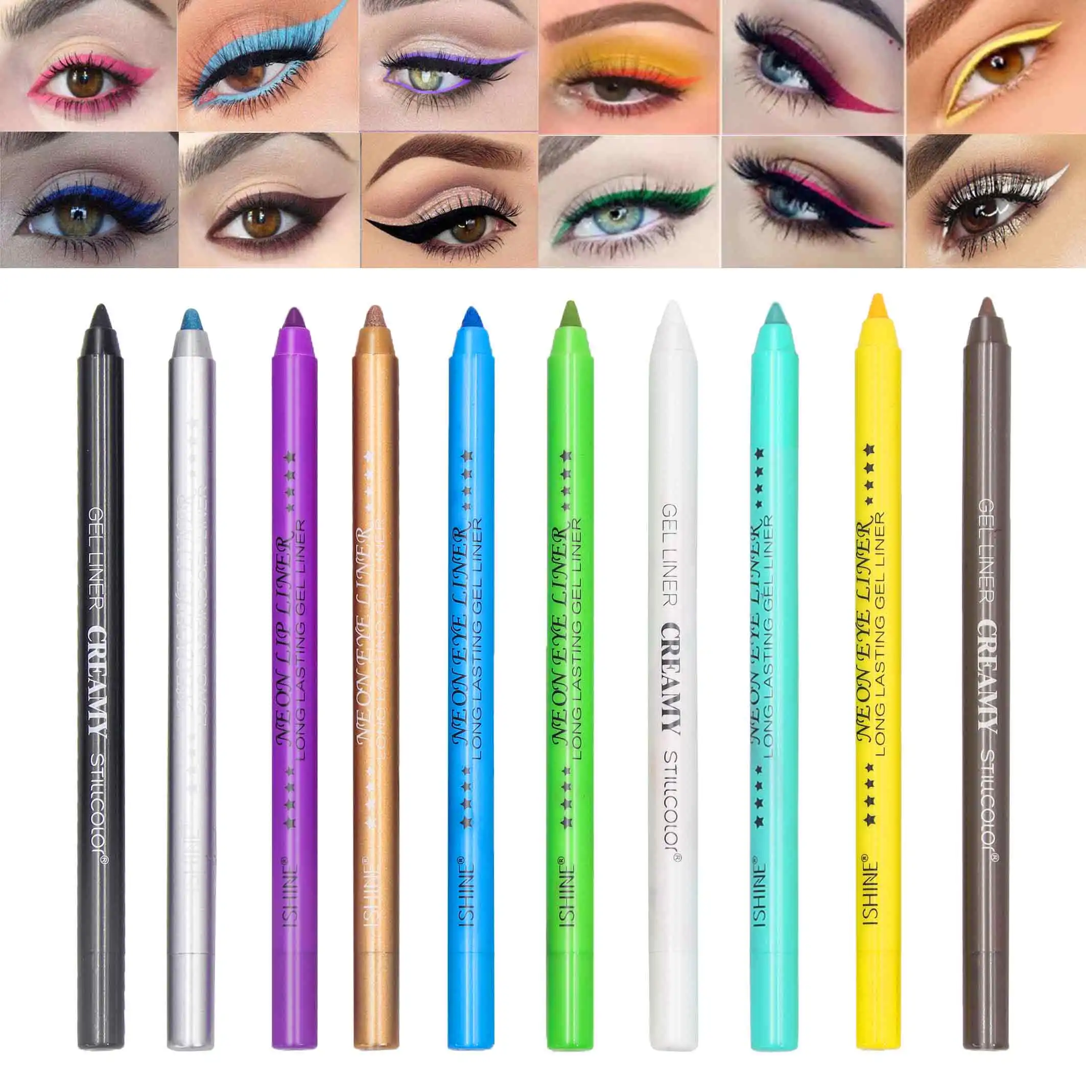 

Best Selling High Pigment Long Wearing Sweat-proof Color Eyeliner Gel Eyeliner Waterproof Private Label