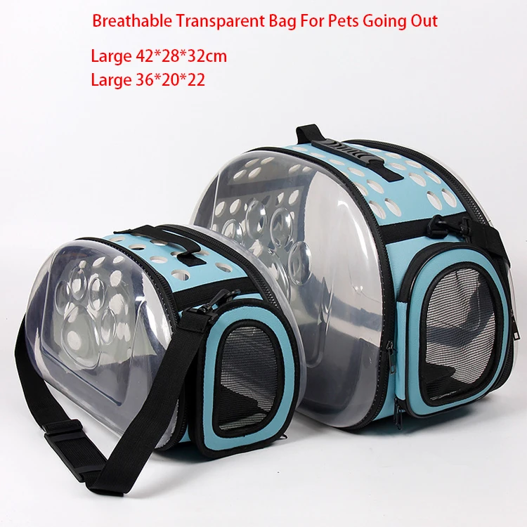 

Pet Carrier Bag Dog Cat Shoulder Bag Mesh Breathable Foldable Travel Pet Bag