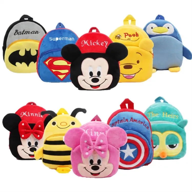 

Plush Gift Child Schoolbag Strolling Kindergarten Children Boys Cartoon Bags Kids Cute Backpack Girls School Bag Kid Backpack, 7 colors