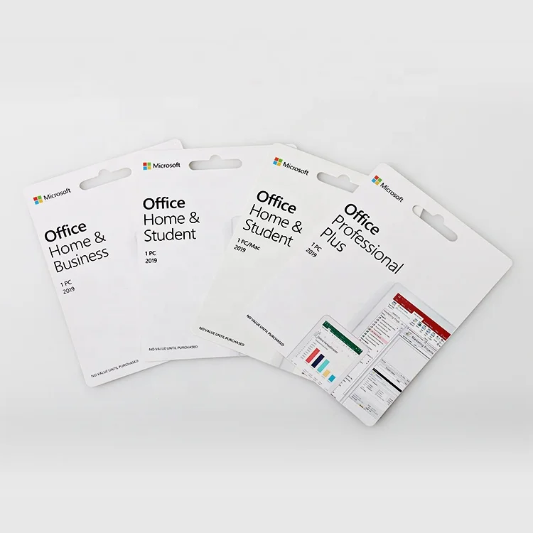 

Good Quality Office 2019 Home and Student bind keys ms home student card