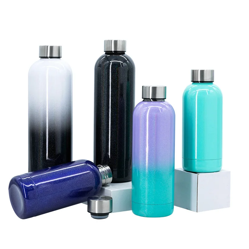 

2021 Small Narrow Mouth BPA Free Custom Logo Thermal Drink Bottle Double Wall Vacuum Insulated Stainless Steel Water Bottle, Customized color