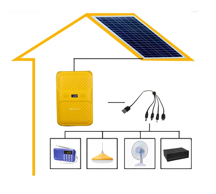 Pay As You Go 220V Home Lighting All In One Solar Power System