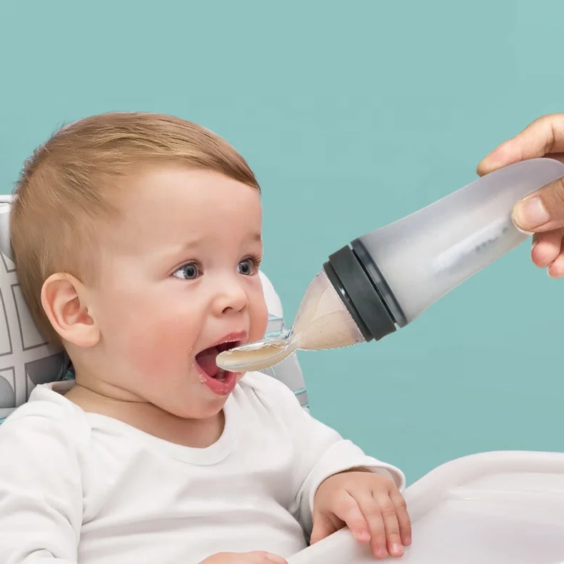 

Newborn Baby Silicone Feeding Spoon Medicine Kids Toddler Cutlery Utensils Children Accessories Spoon Bottle Feeder Dropper, Green, pink