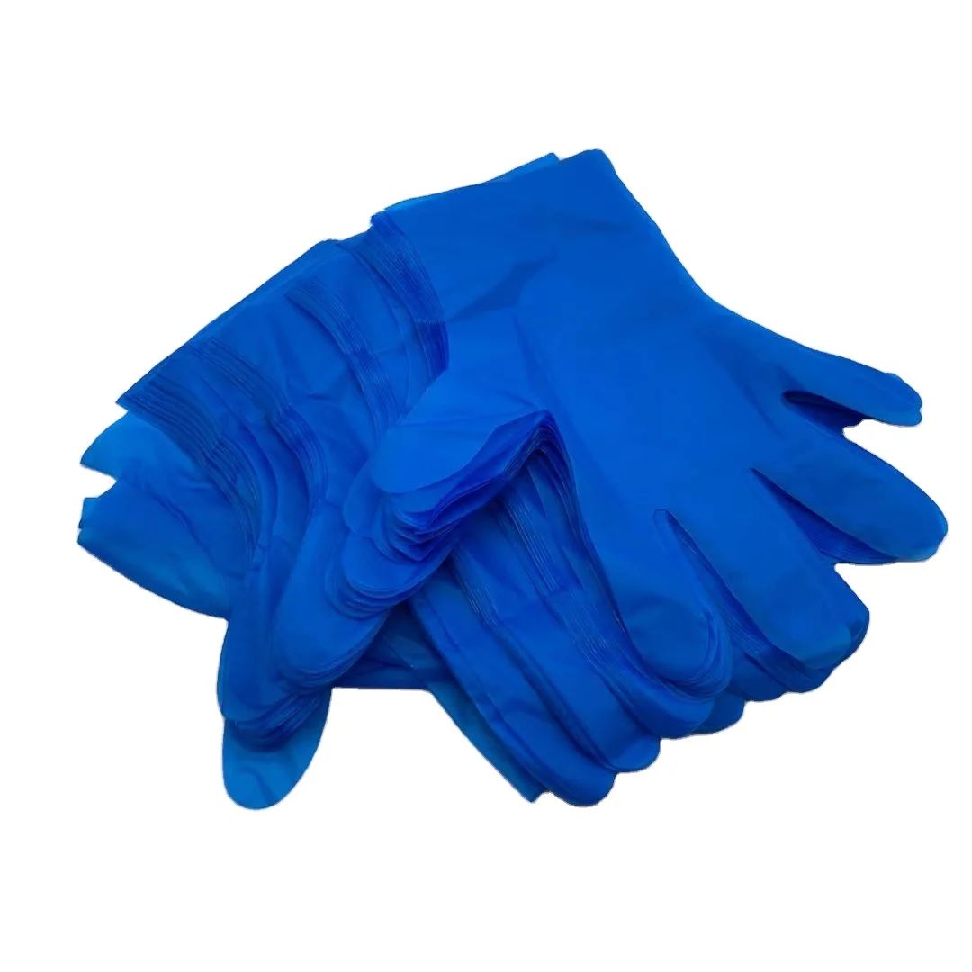 

Household Disposable Tpe waterproof Plastic Gloves Manufacture, Clear & blue