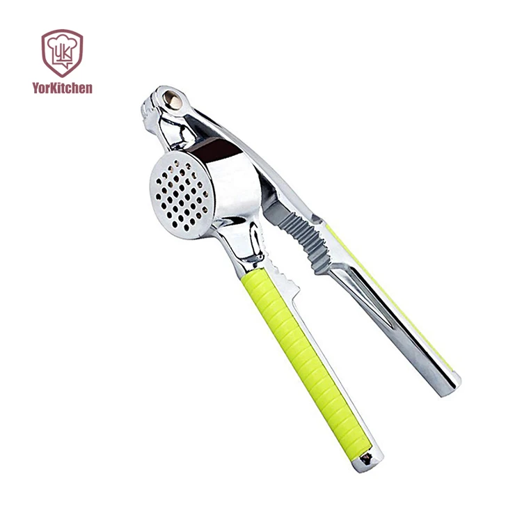 

Stainless Steel Dishwasher Safe Garlic Press Shredder Ginger Garlic Press