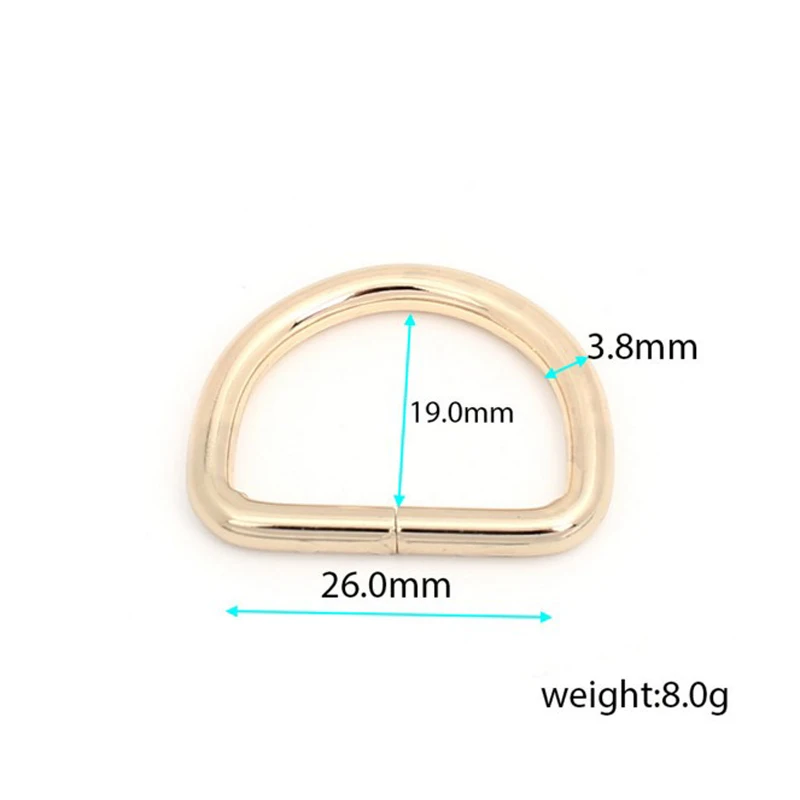 

Hardware accessories 25mm metal D ring for handbag
