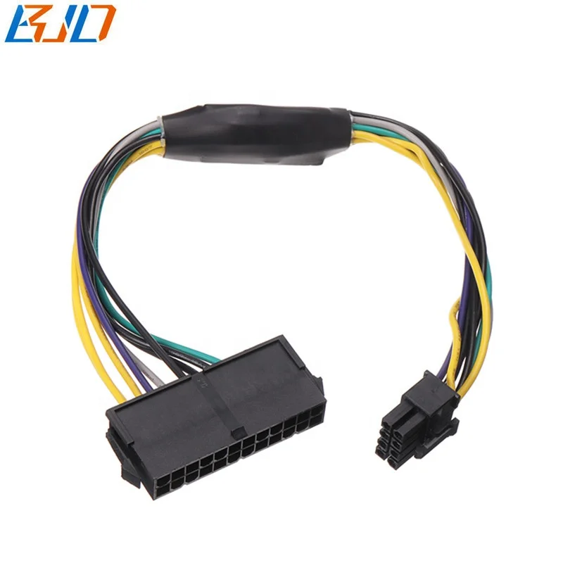 

ATX 24Pin 24 Pin to Motherboard 8Pin 8 Pin Power Supply Cable 30CM for DELL 3020 3046 3620 7020 9020 T1700 and Server