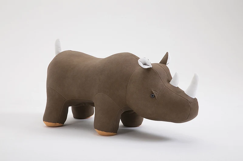 Hierro Creativo Marco Taburete Forma Animal Escabel Otomano Para