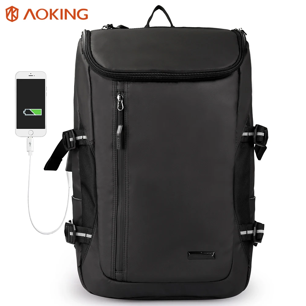 

Aoking mochilas custom logo laptop backpack bag oxford students usb charging backpack