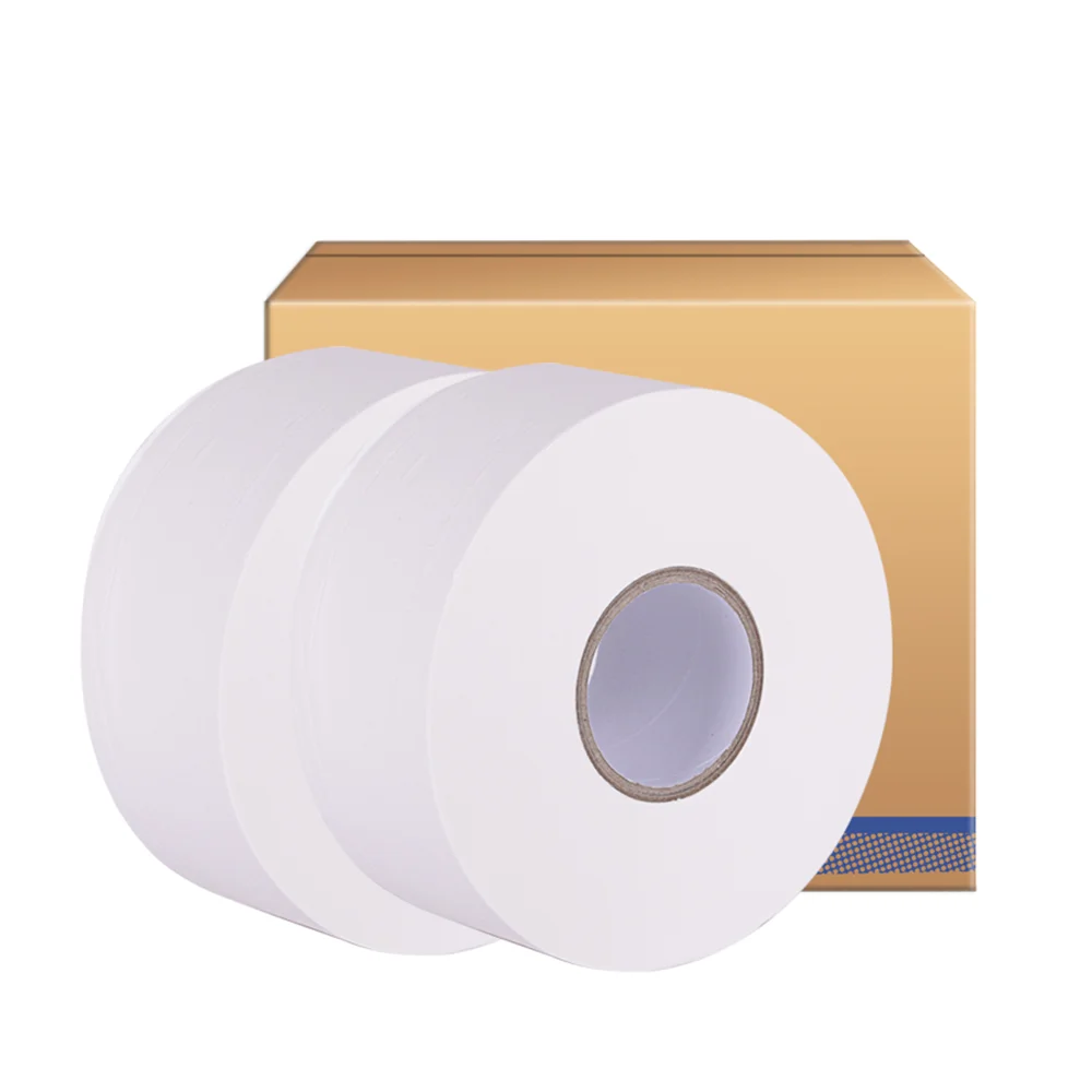 

3 PLY LARGE JUMBO TOILET PAPER ROLL WHITE BATHROOM PAPER ROLL, Natural white