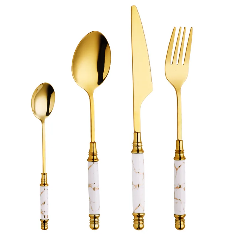 

Party Tableware Set Creative Tableware Stainless Steel Spoon Knife Fork