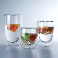 

Classic Manufacture Home Coffee High Borosilicate Double Wall Glass Cup