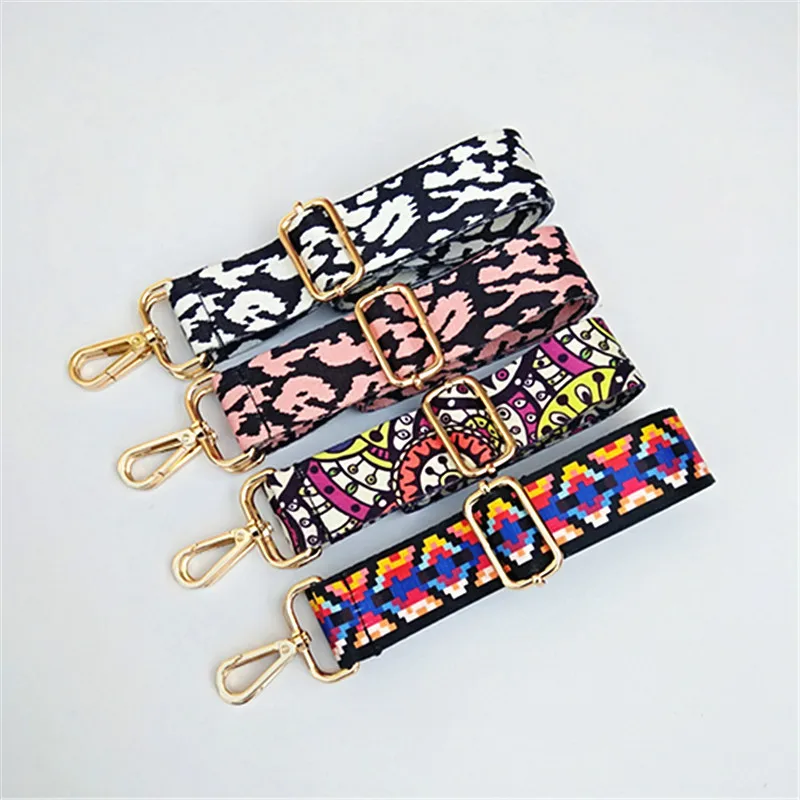 

Meetee B-J156 Fashion Pattern Colorful Ethnic Style Adjustable Long Shoulder Strap Bag Accessories