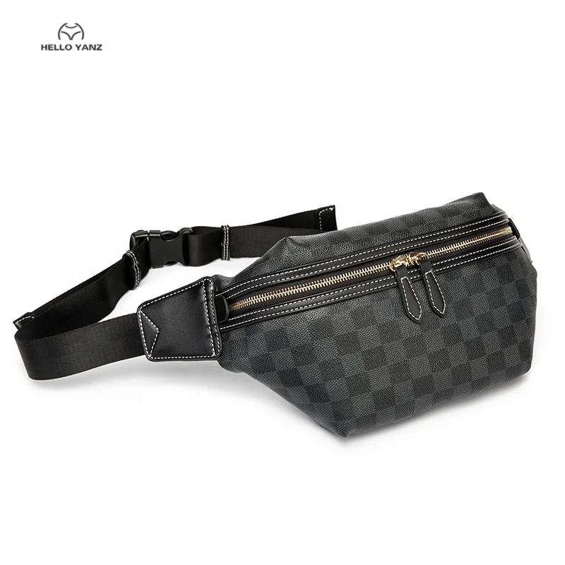 

Dropshipping Men Sling One Shoulder Bag Boy Waterproof Travel Small Chest Bag Leather Mini Crossbody Bag, Black