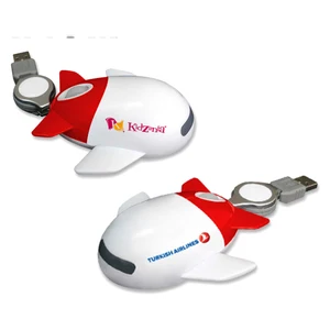 Airplane Shaped Wireless Mouse PC Laptop
