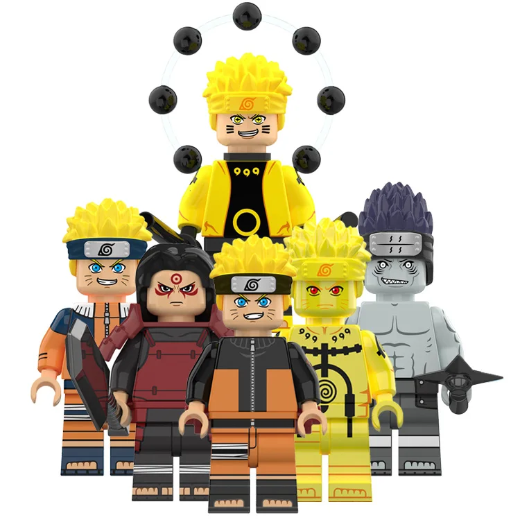 

KDL806 Japanese Anime Action Characters Bricks Uzamaki Orochimaru Plastic Mini Building Blocks Kids Block Toys Figures