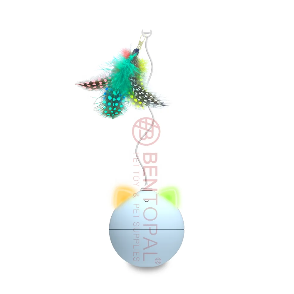 
Feather Toys Sticks Ball Interactive Training Pet Cat Toy 