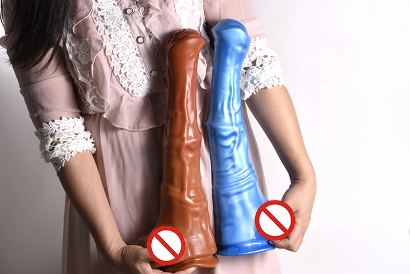 40厘米全长 pvc 马动物假阴茎性玩具中显示的性用品商店大尺寸马假