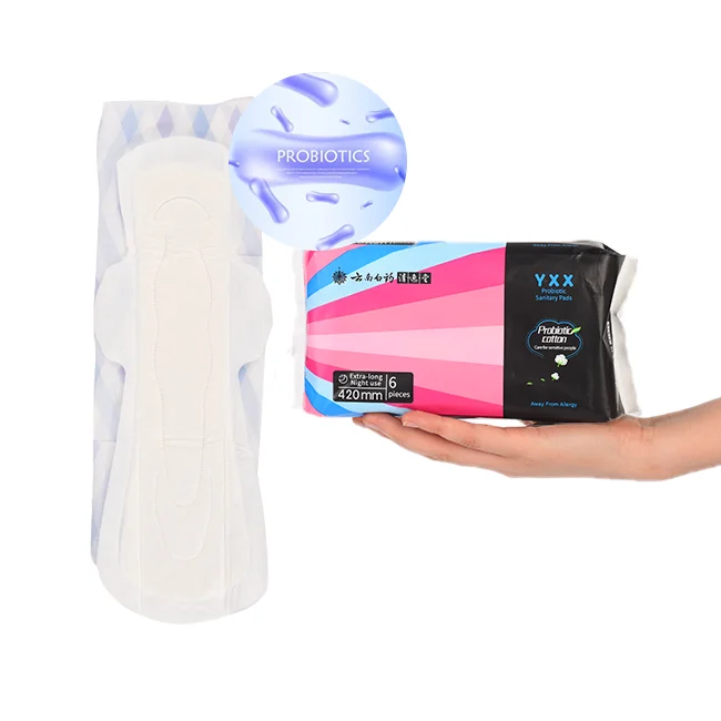 

Degradable Super Breathable Napkin Cotton Pad China Sanitary Napkin