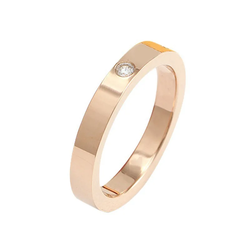 

Classical Stainless Steel Screw Love Rings Trendy Designer Ring for Women