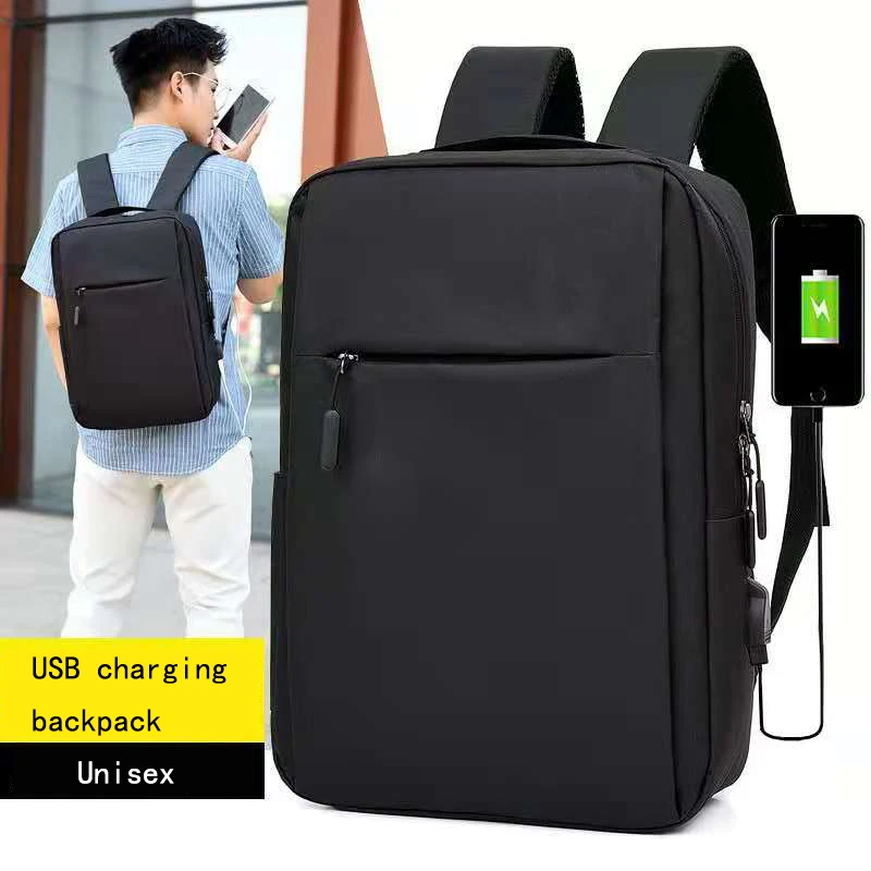 

Logo Custom Durable Business Travel School Bag Cheap 15.6 Inch Student Laptop Backpack with USB charger, Customized color