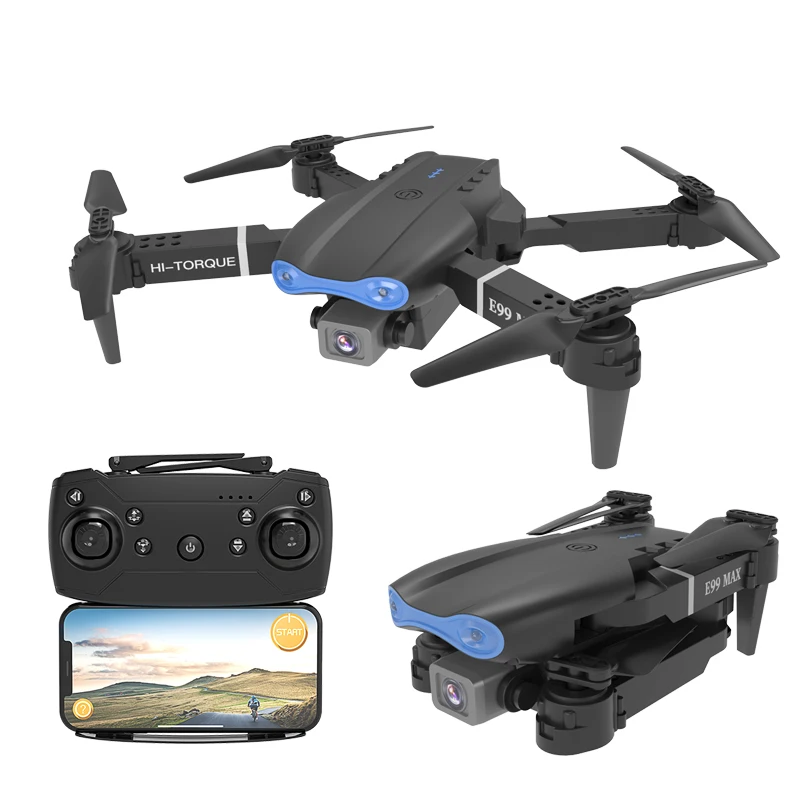 

Drop shipping E99 Max Mini 4K wide angle Camera WiFi FPV Quadcopter Drones Flying RC Toys For Boys Teens Children gifts presents