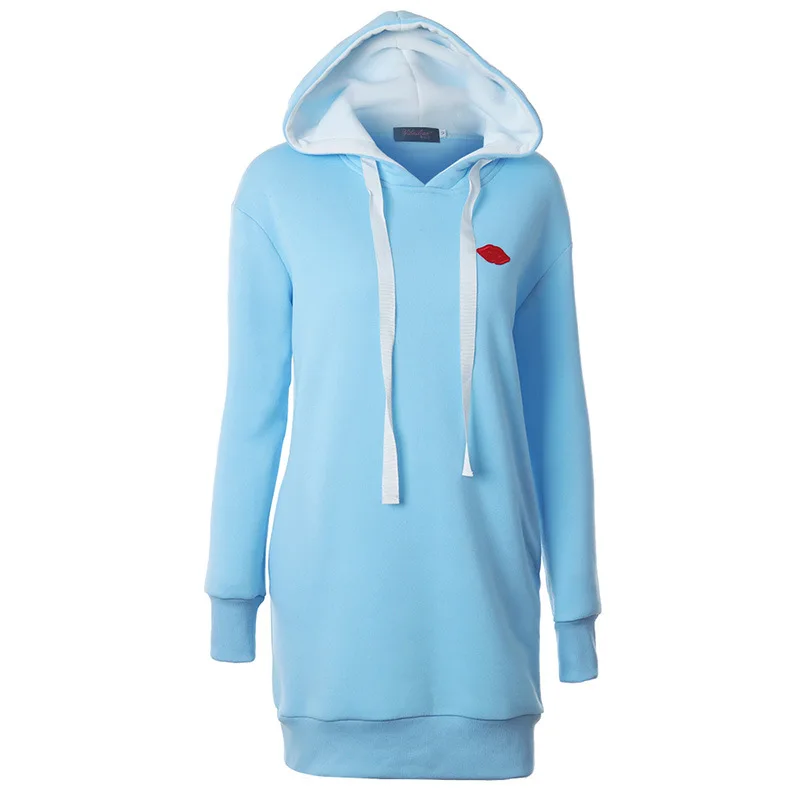 

WW-0443 Draw String Hooded Head Bump Color Female Long Coat Crop Hoodies For Women Casual, Customized color