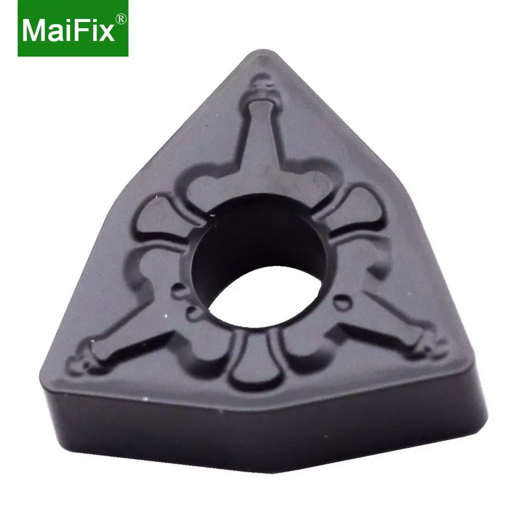 

Maifix WNMG 080404 CNC Lathe Cutting Tools Diamond Cutters Hard Steel Turning Indexable Carbide Inserts