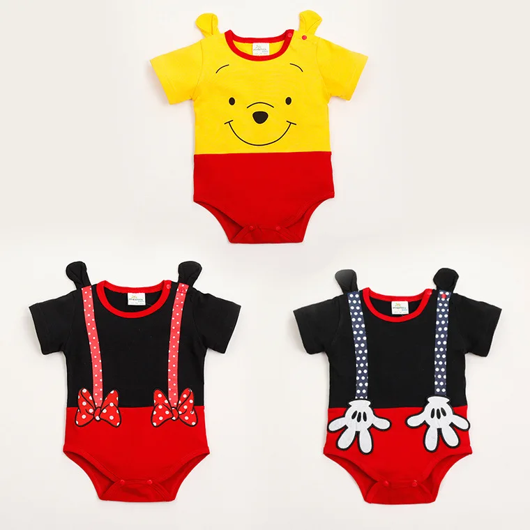 

NeBeans anime baby clothes cartoon romper Short Sleeve Rompers Newborn 0-18 month Jumpsuit