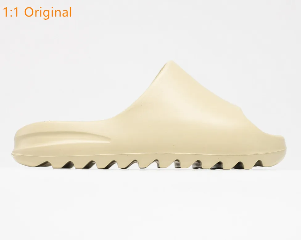 

Original 1:1 Brand Logo Custom Yeezy Slides Resin Slipper Men Women Slipper