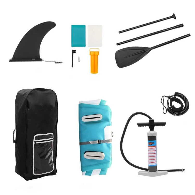 

Newbility Inflatable Stand Up Paddle Board for Fishing Yoga Paddle Boarding with SUP Accessories, Customized color