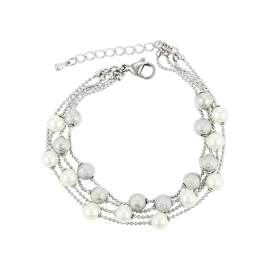 

77338 xuping fashion jewelry 2020 simple gold plated bead hand bracelet for women