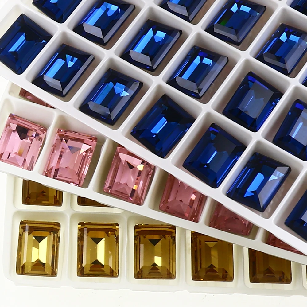 

Wholesale Dongzhou crystal beads Octagon shape 13*18 mm Fancy Point Back loose gemstone For Jewelry Making